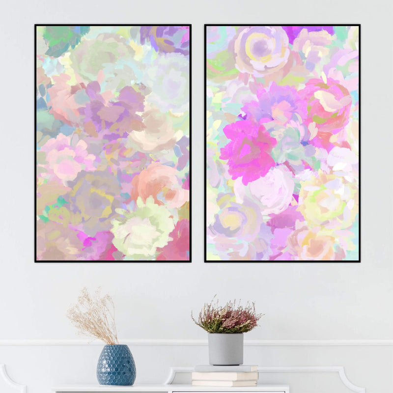 Flower Motif Canvas