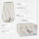 Marble-Like Flower Vases, Pick Your Style by Decor Steals