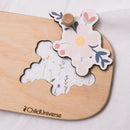 Personalized Name Puzzle with Butterfly