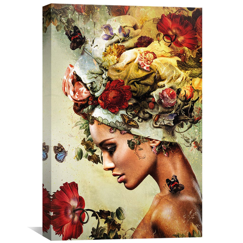 Flower Woman 4 Canvas