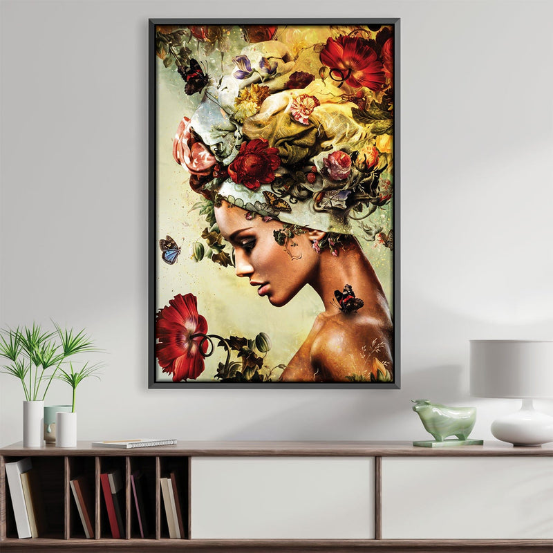 Flower Woman 4 Canvas