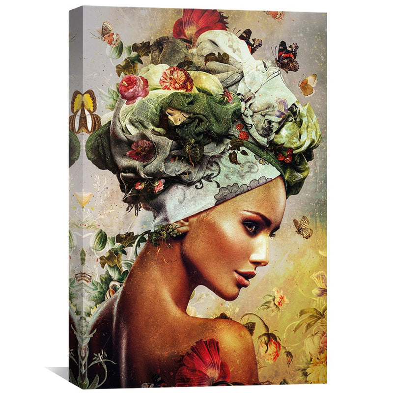 Flower Woman 6 Canvas