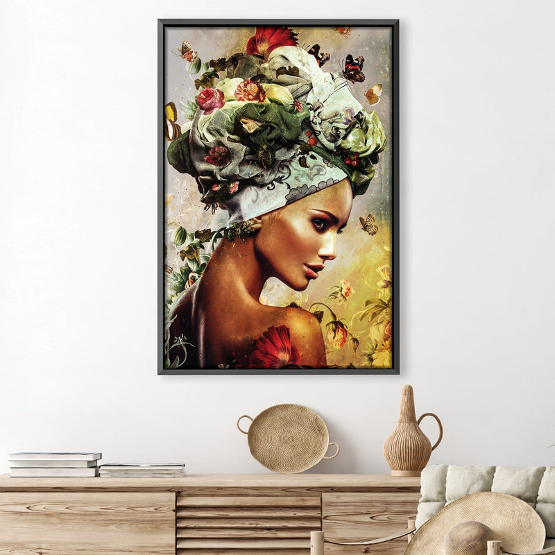 Flower Woman 6 Canvas