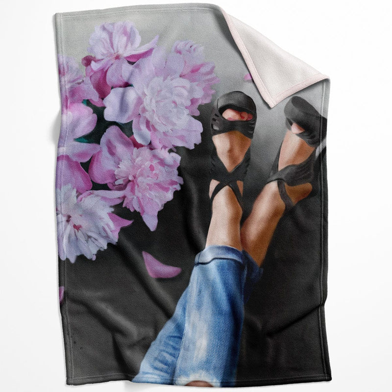 Flowers and Heels Blanket