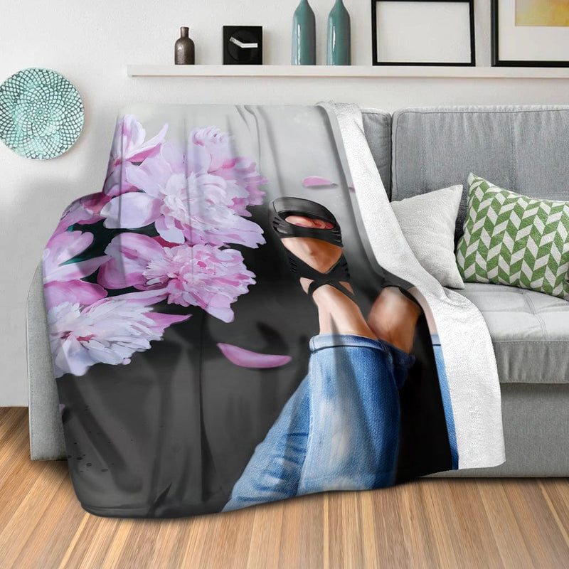 Flowers and Heels Blanket