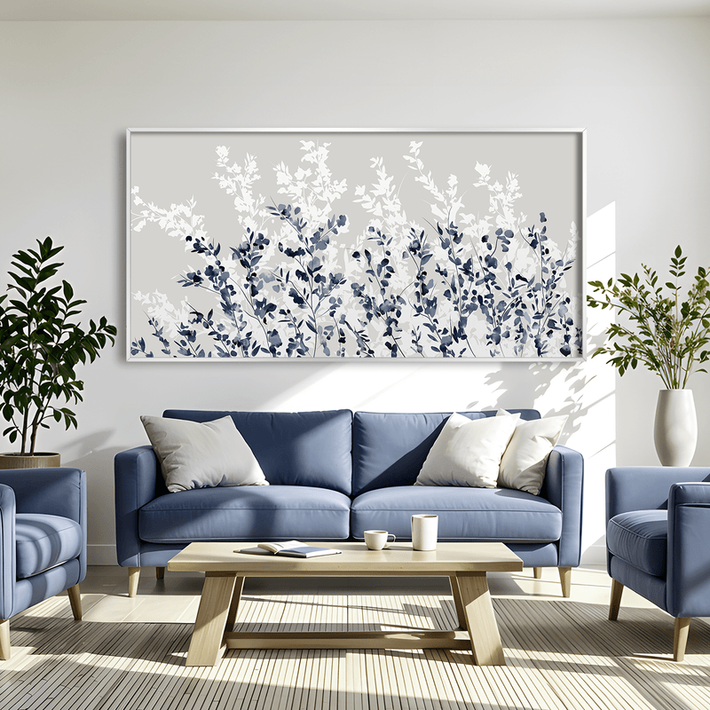 Flowers In The Wind Canvas