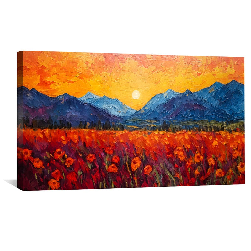 Flowers of the Field Canvas