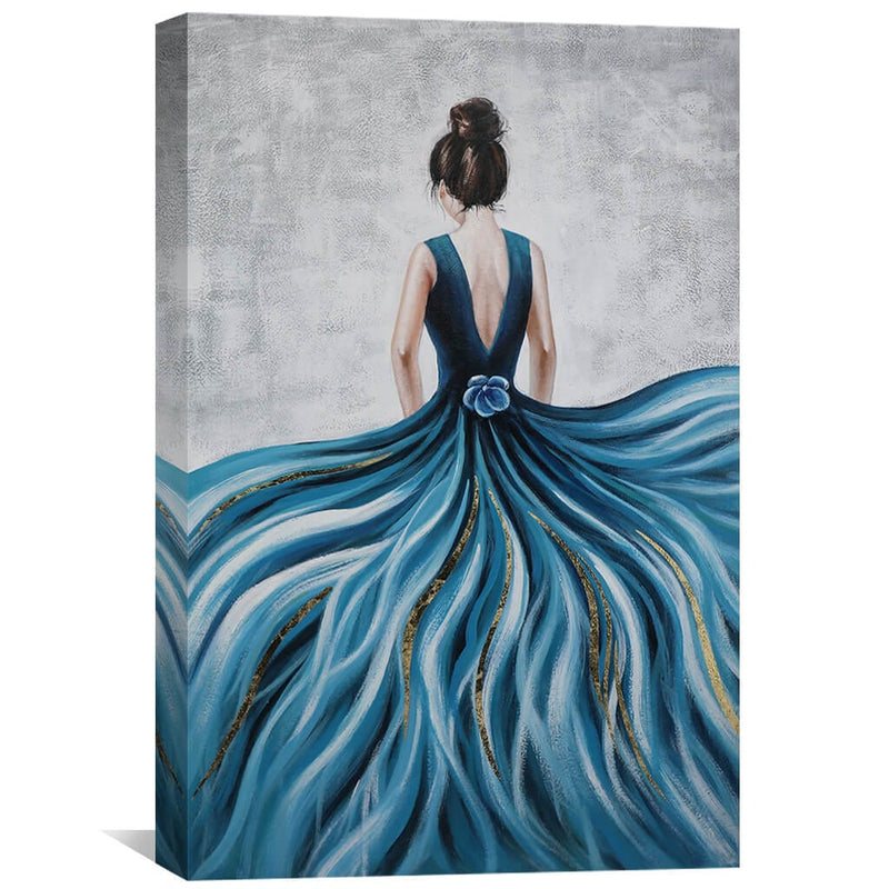 Flowing Beauty Oil Painting