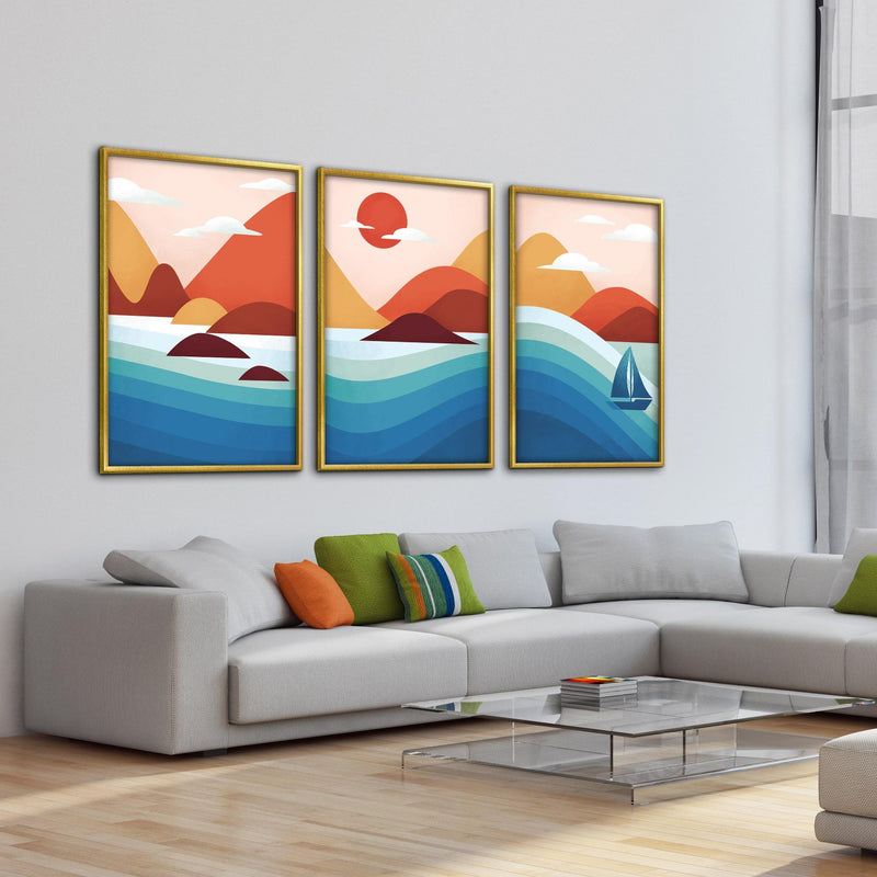 Flowing Landscape Canvas