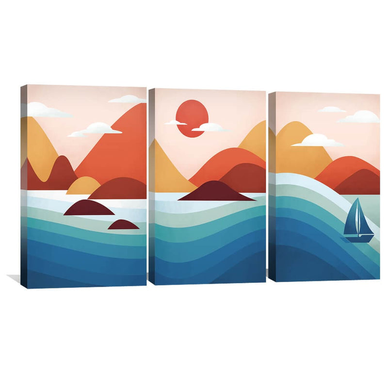 Flowing Landscape Canvas