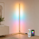 RGBCW Corner Floor Lamp - Golden by EP Designlab LLC