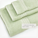 Cotton Terry Bath Towel Set - Cooper Collection by Great Bay Home
