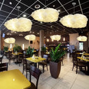 GobekUsa Cloud Ceiling Chandelier Cotton Lampshade - Elegant Lighting for Home & Store