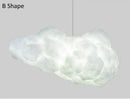 GobekUsa Cloud Ceiling Chandelier Cotton Lampshade - Elegant Lighting for Home & Store