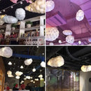 GobekUsa Cloud Ceiling Chandelier Cotton Lampshade - Elegant Lighting for Home & Store