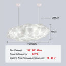 GobekUsa Cloud Chandelier Pendant Light for Dining Room & Kitchen Island