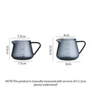 Fluted clear glass coffee pot – kitchen ribbed carafe by Decorbites