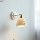 GobekUsa Ceramic Wall Lamp LED Bathroom Mirror Stair Light Nordic Wandlamp Appliques