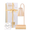 GobekUsa Gold Wax Melting Candle Warmer with Timer for Modern Home Decor