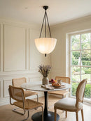 Fluted Glass Volare Scalloped Pendant Lamp