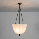 Fluted Glass Volare Scalloped Pendant Lamp