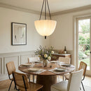 Fluted Glass Volare Scalloped Pendant Lamp