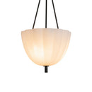Fluted Glass Volare Scalloped Pendant Lamp