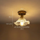 GobekUsa Green Stripe Glass Pendant Lamp Fixture for Home Decor & Kitchen Lighting