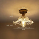 GobekUsa Green Stripe Glass Pendant Lamp Fixture for Home Decor & Kitchen Lighting