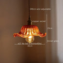 GobekUsa Green Stripe Glass Pendant Lamp Fixture for Home Decor & Kitchen Lighting