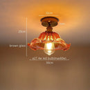 GobekUsa Green Stripe Glass Pendant Lamp Fixture for Home Decor & Kitchen Lighting