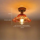 GobekUsa Green Stripe Glass Pendant Lamp Fixture for Home Decor & Kitchen Lighting