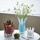GobekUsa Geometric Bud Glass Vase for Home Decoration and Storage