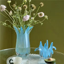 GobekUsa Geometric Bud Glass Vase for Home Decoration and Storage