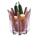 GobekUsa Geometric Bud Glass Vase for Home Decoration and Storage