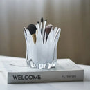 GobekUsa Geometric Bud Glass Vase for Home Decoration and Storage