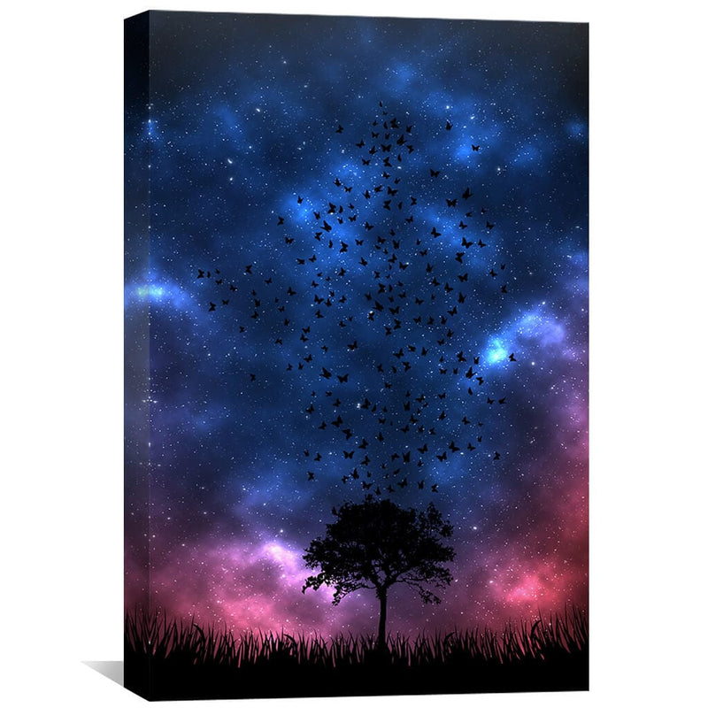 Fluttering Skies Canvas