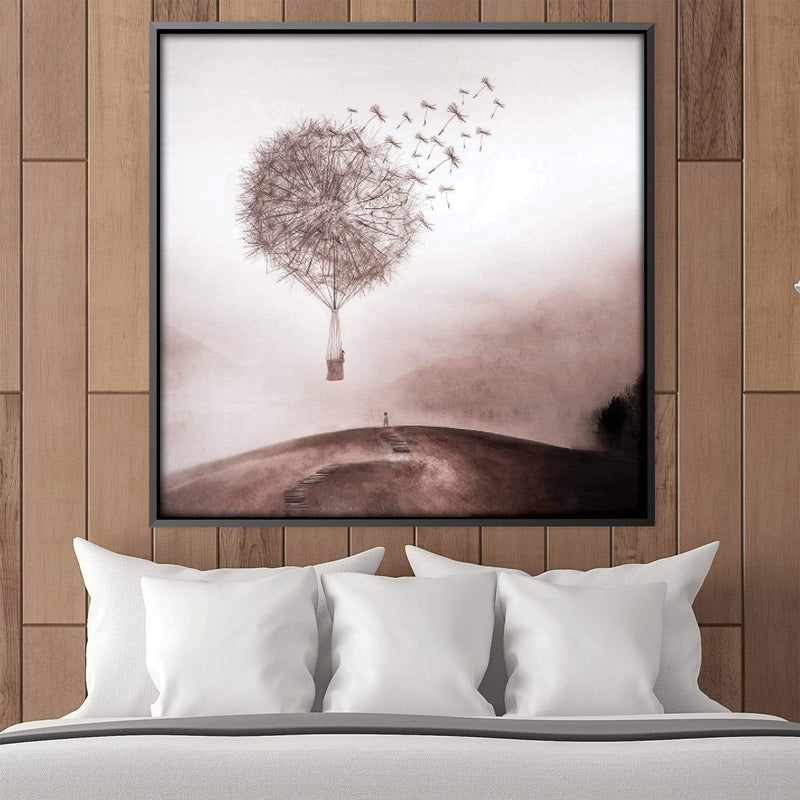 Flying Dandelion Canvas