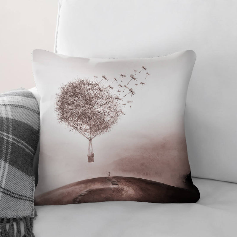 Flying Dandelion Cushion