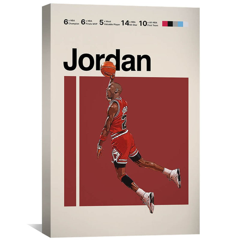 Flying Jordan Canvas