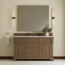James Martin Brookfield 60" Single Bathroom Vanity, Pecan