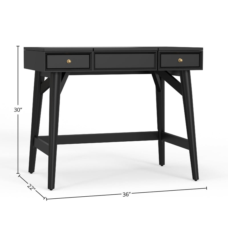 Flynn Bedroom Vanity, Black