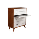 Flynn Chest, Chestnut/White
