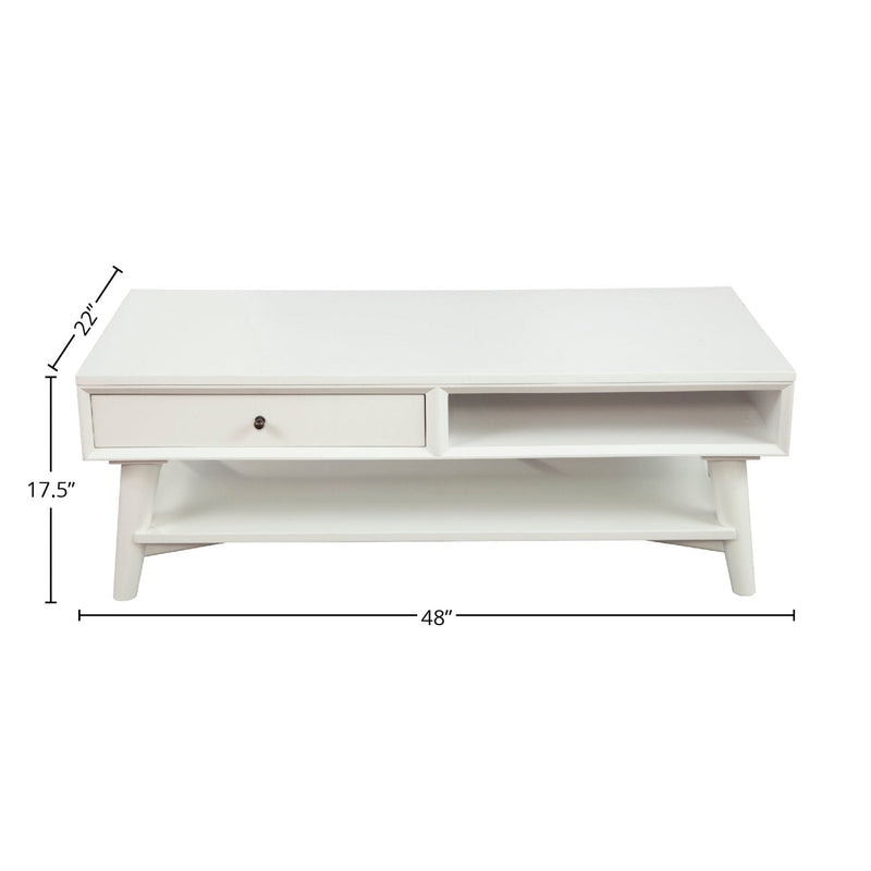 Flynn Coffee Table, White