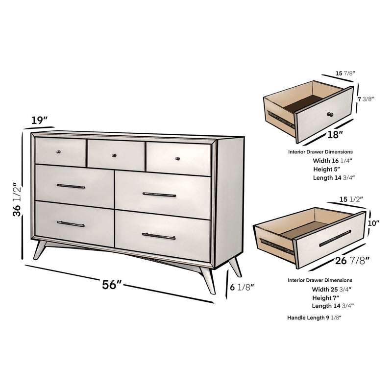 Flynn Dresser, White