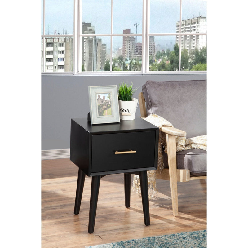 Flynn End Table, Black