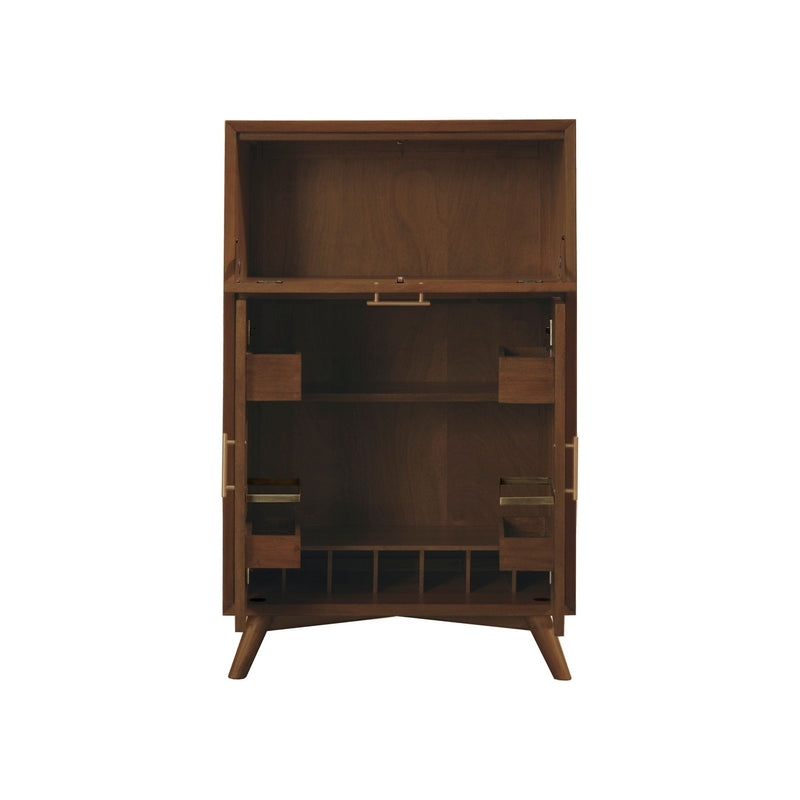 Flynn Large Bar Cabinet, Walnut