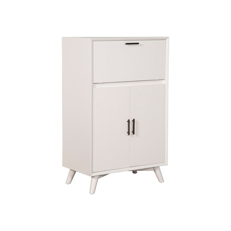 Flynn Large Bar Cabinet, White