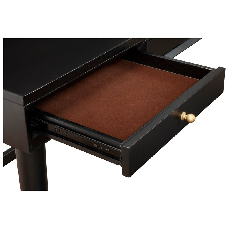 Flynn Large Desk, Black