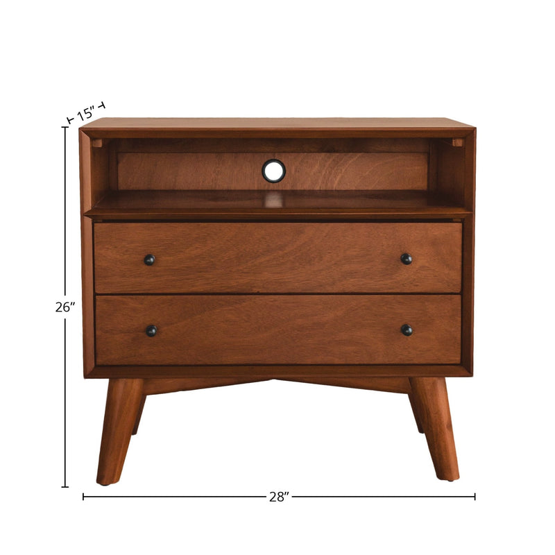 Flynn Large Nightstand, Acorn